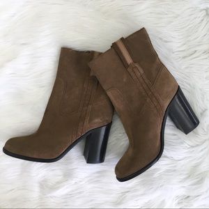 Kate Spade Brown Leather Booties